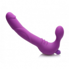 Страпон-Royal Revolver Vibrating Strapless Silicone Strap On Dildo  24.7х3.8 см. photo 2