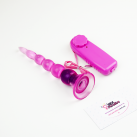 Анальная цепочка с мультискоростной вибрацией, 17смХ3см photo 10