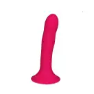 Дилдо с присоской Adrien Lastic Hitsens 4 Pink, отлично для страпона, диаметр 3.7см, длина 17,8см photo 1