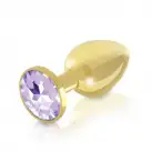 Набор металлических анальных пробок с кристаллом RIANNE S - Booty Plug Luxury Set, диаметр 3 и 3,5см photo 4