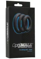 Набор эрекционных колец Doc Johnson OptiMALE 3 C-Ring Set Thick photo 2